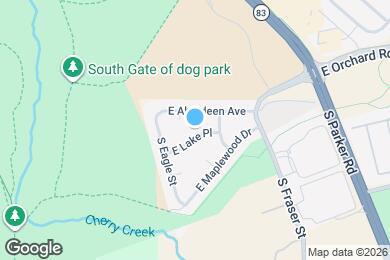 Map image of the property - 14863 E Lake Pl