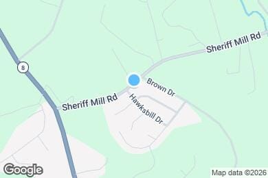 Map image of the property - 190 Sheriff Mill Rd