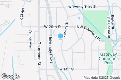 Map image of the property - 1652 N Cherry St