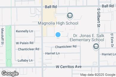 Map image of the property - Anaheim Cottages