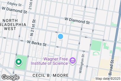 Map image of the property - 1928 N Gratz St