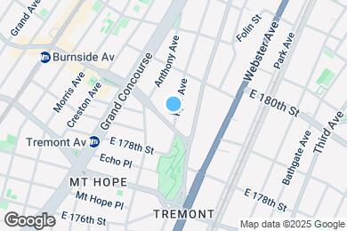 Map image of the property - 2029 Ryer Ave