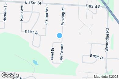 Map image of the property - 8502 Pershing Rd