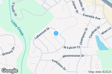 Map image of the property - 117 W Falcon Ct