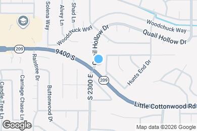 Map image of the property - 9459 Quail Hollow Dr