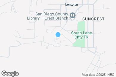 Map image of the property - 2426 Suncrest Blvd