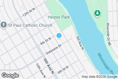 Map image of the property - 818 7th Ave N