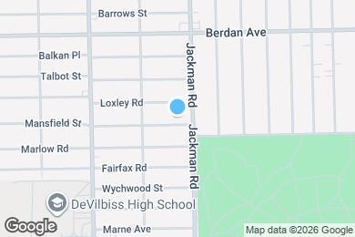Map image of the property - 1716 Mansfield Rd