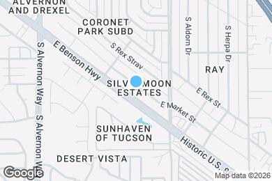 Map image of the property - 4184 E Market St
