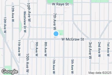Map image of the property - 2402 7th Ave W