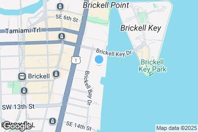Map image of the property - 905 Brickell Bay Dr