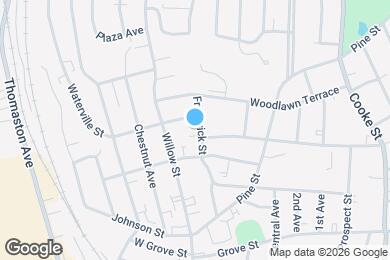 Map image of the property - 31 Frederick St