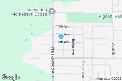Map image of the property - 123 12th Ave