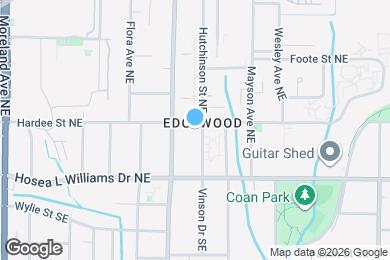 Map image of the property - 1417 Hardee St NE