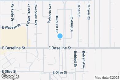 Map image of the property - 1235 Oakhurst Dr