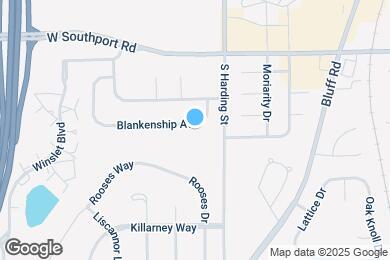 Map image of the property - 1613 Blankenship Dr