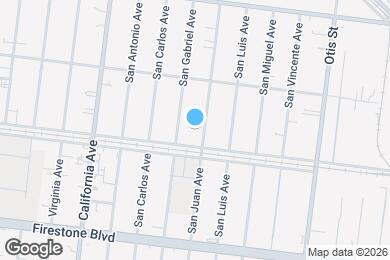 Map image of the property - 8461 San Juan Ave
