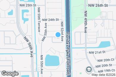 Map image of the property - 5220 NW 22nd St