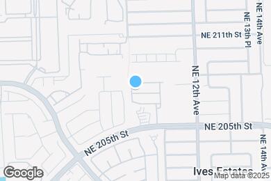Map image of the property - 20769 NE 10th Ct