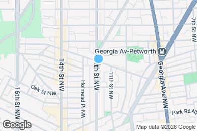 Map image of the property - 3661 13th St NW