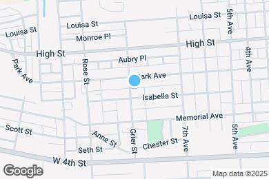 Map image of the property - 638 Grier St
