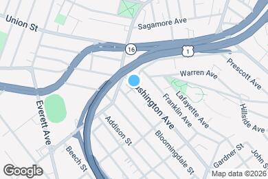 Map image of the property - 304 Washington Ave