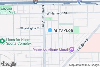 Map image of the property - 2344 W Polk St