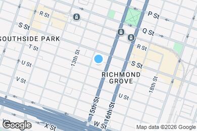 Map image of the property - Huntington Apartments