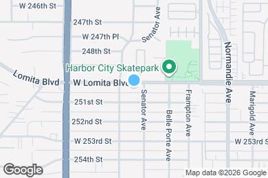 Map image of the property - 1522 Lomita Blvd.