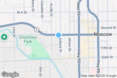 Map image of the property - 313 S Asbury St