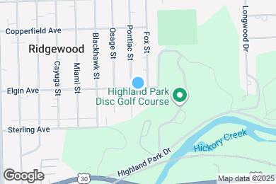 Map image of the property - 1952 Elgin Ave