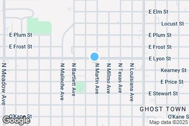 Map image of the property - 2816 N Martin Ave