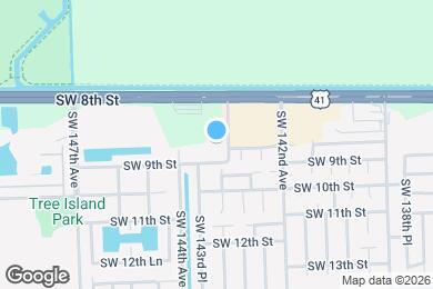 Map image of the property - 890 SW 143rd Ave