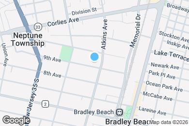 Map image of the property - 1207 9th Ave