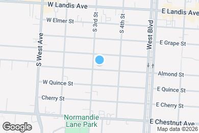 Map image of the property - 308 W Almond St