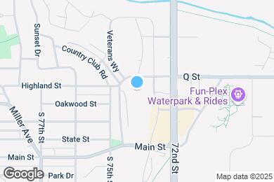Map image of the property - 7301 Q St