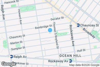 Map image of the property - Newly Renovated Spacious 4 Bed 2 Bath in Bed Stuy!