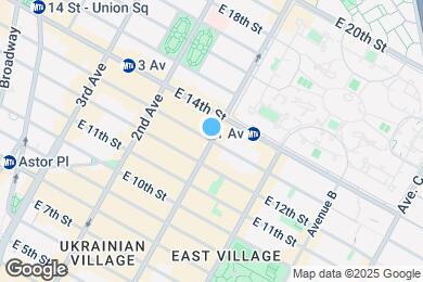Map image of the property - E. 13th st, 1st Ave