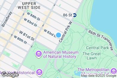 Map image of the property - 328 W 83rd St