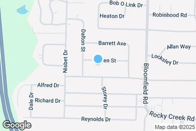 Map image of the property - 2764 Alden St