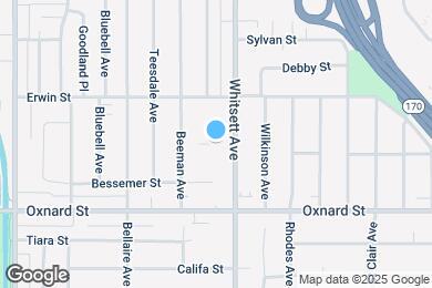 Map image of the property - 6115 Whitsett Ave