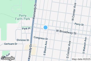 Map image of the property - 922 W Broadway St
