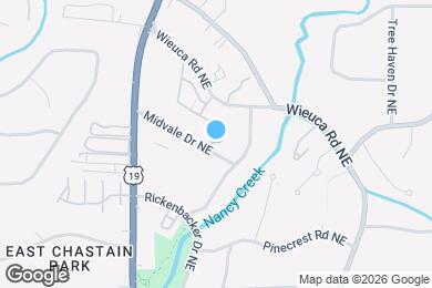 Map image of the property - 286 Midvale Dr NE