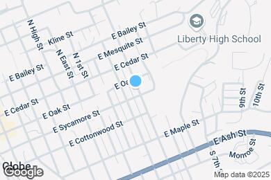 Map image of the property - 160 S Fourth St