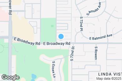 Map image of the property - 7120 E Broadway Rd