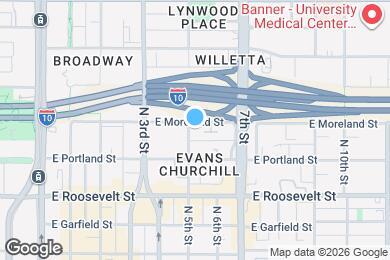 Map image of the property - 501 E Moreland St