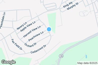 Map image of the property - 488 Cedarcrest Dr