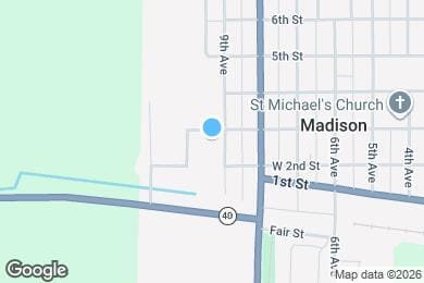 Map image of the property - 207 9th Ave
