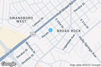 Map image of the property - 3500 Decatur St