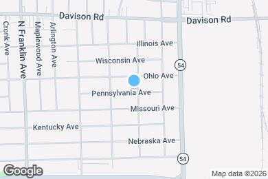 Map image of the property - 2433 Pennsylvania Ave